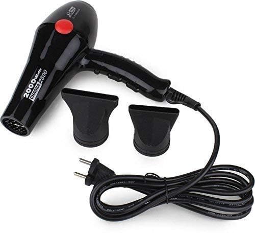 2000W Professional Hot and Cold Hair Dryers with 2 Temperature and Speed Settings and Styling Nozzles, Hair Dryer for Men and Women